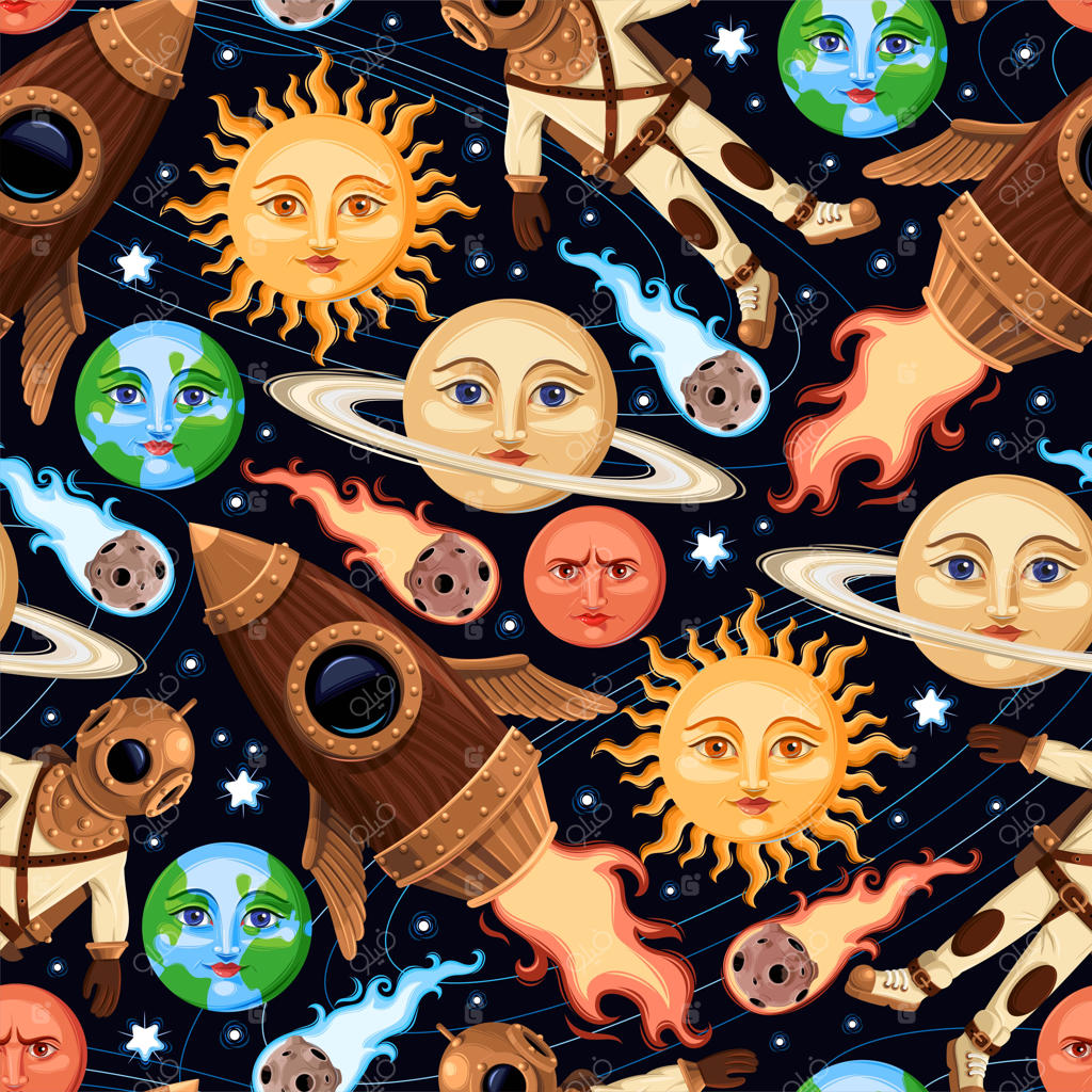 الگوی یکپارچه وکتور با اشیاء فضایی