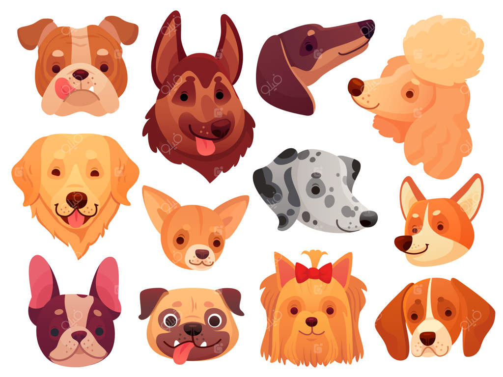 صورت بانمک سگ: مجموعه‌ای از توله‌سگ‌ها، گونه‌های مختلف و چهره‌های بامزه توله‌سگ‌ها