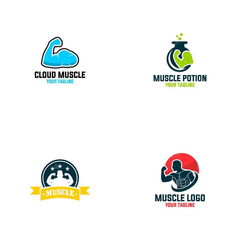 طراحی لوگوی عضله