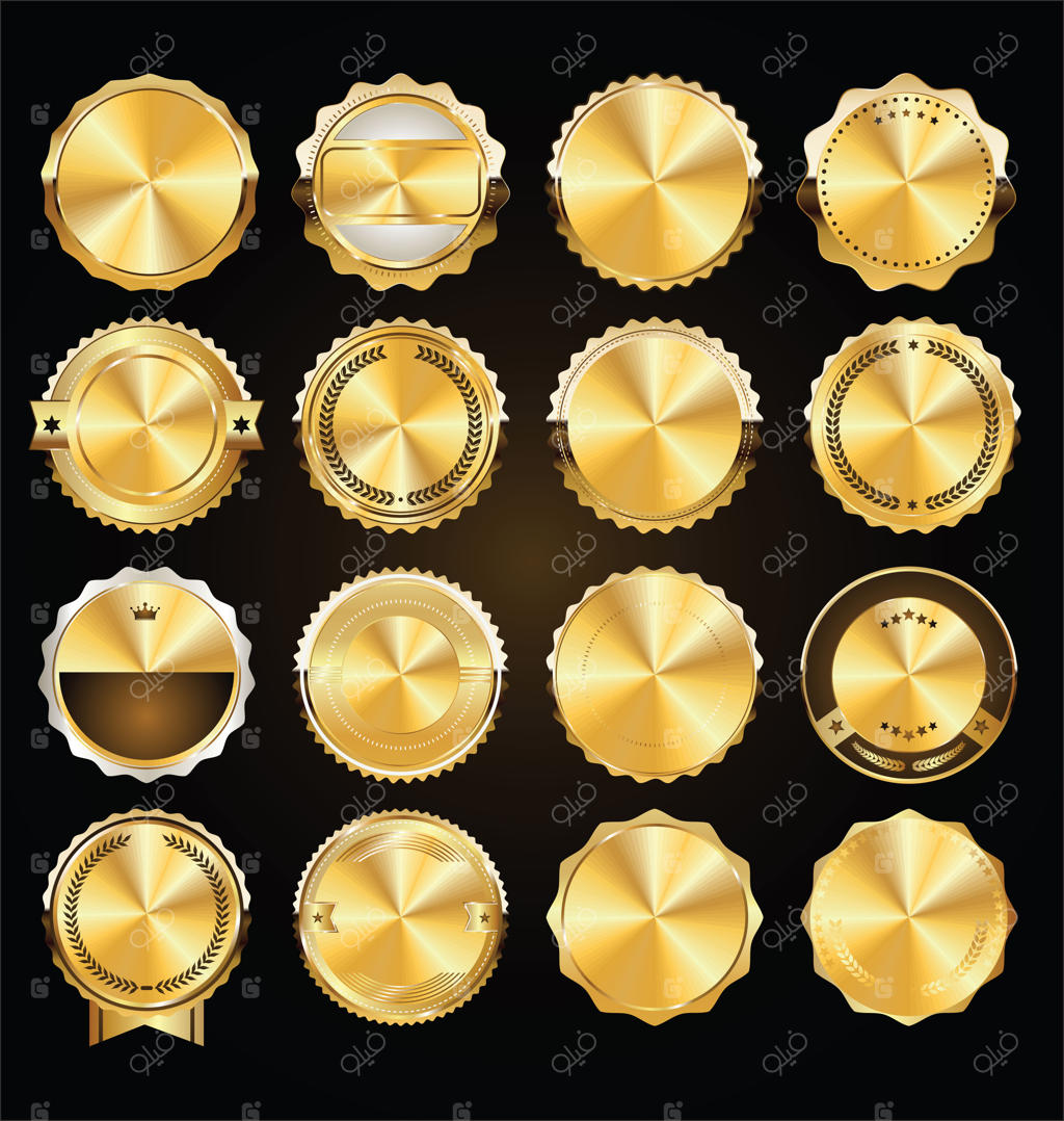 مجموعه نشان‌های قدیمی و لوکس