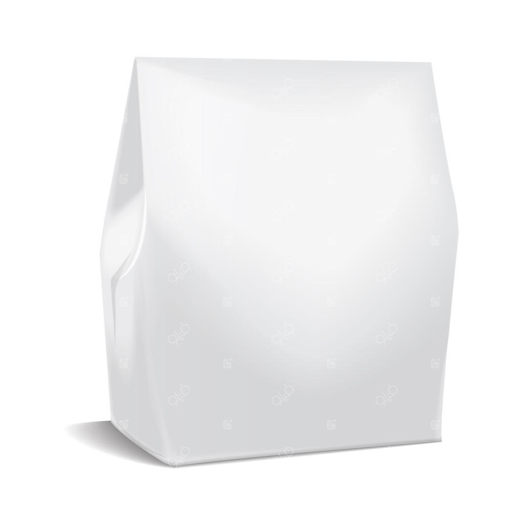 بسته‌بندی کاغذی واقعی، جعبه غذای بیرون‌بر، قالب هدیه، مدل مقوایی سفید ساده