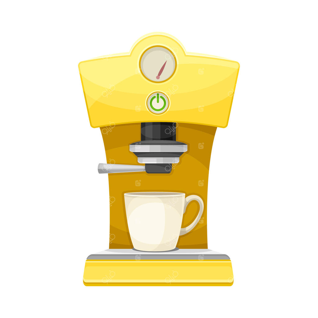 تهیه قهوه با دستگاه دم‌کش برقی: تصویری از ابزار آشپزخانه قهوه خانه‌ای