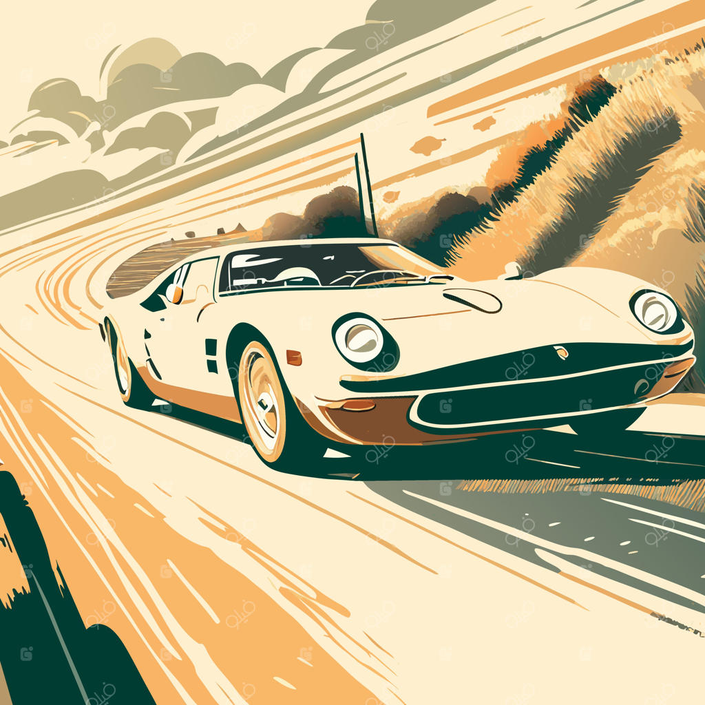 خودروی سفید در حال حرکت با سرعت بر روی جاده آسفالته در روز