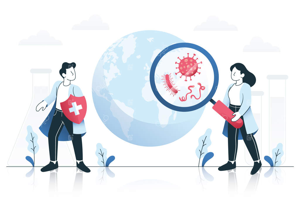 تصویرسازی اپیدمیولوژی با گرادینت