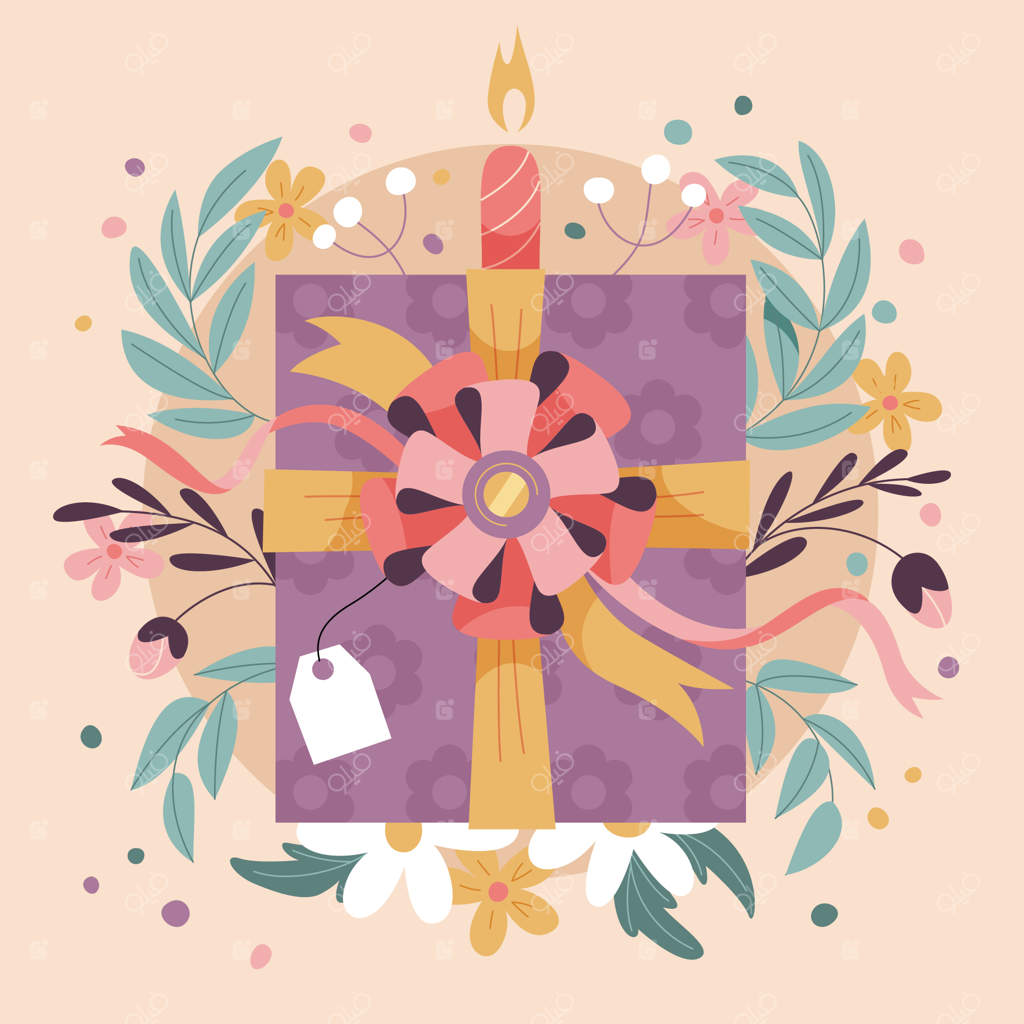 تصویرسازی تولد به صورت دستی