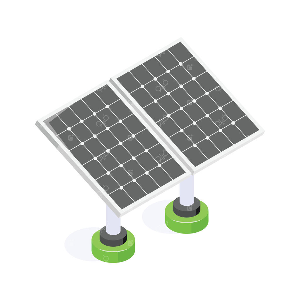 پنل خورشیدی انرژی تجدیدپذیر برای تولید پایدار برق.