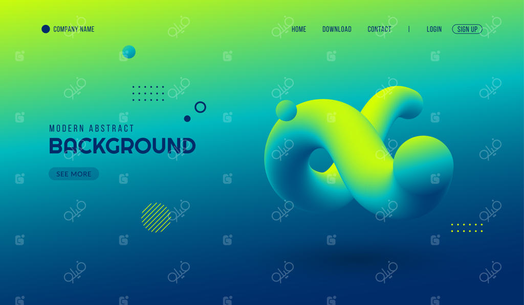 پس‌زمینه انتزاعی مدرن