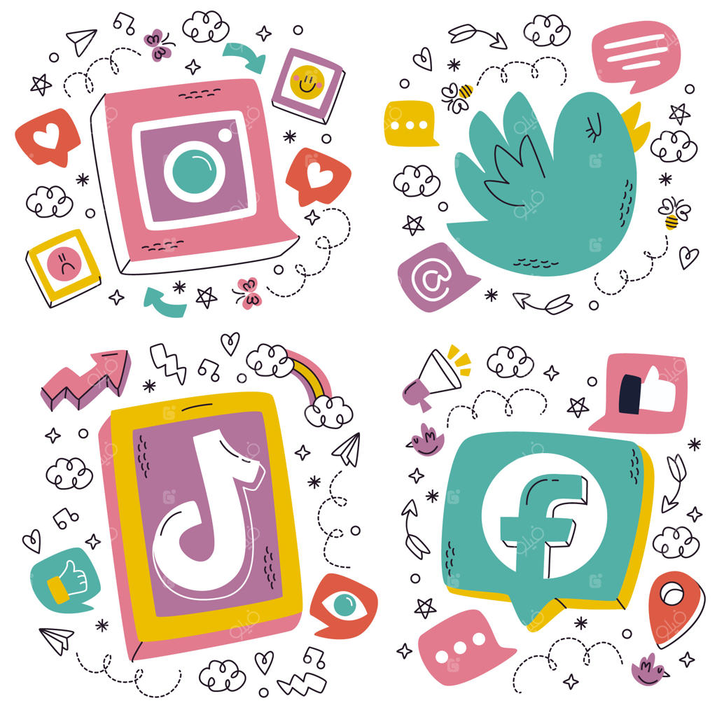 برچسب‌های دست‌ساز جذاب برای شبکه‌های اجتماعی