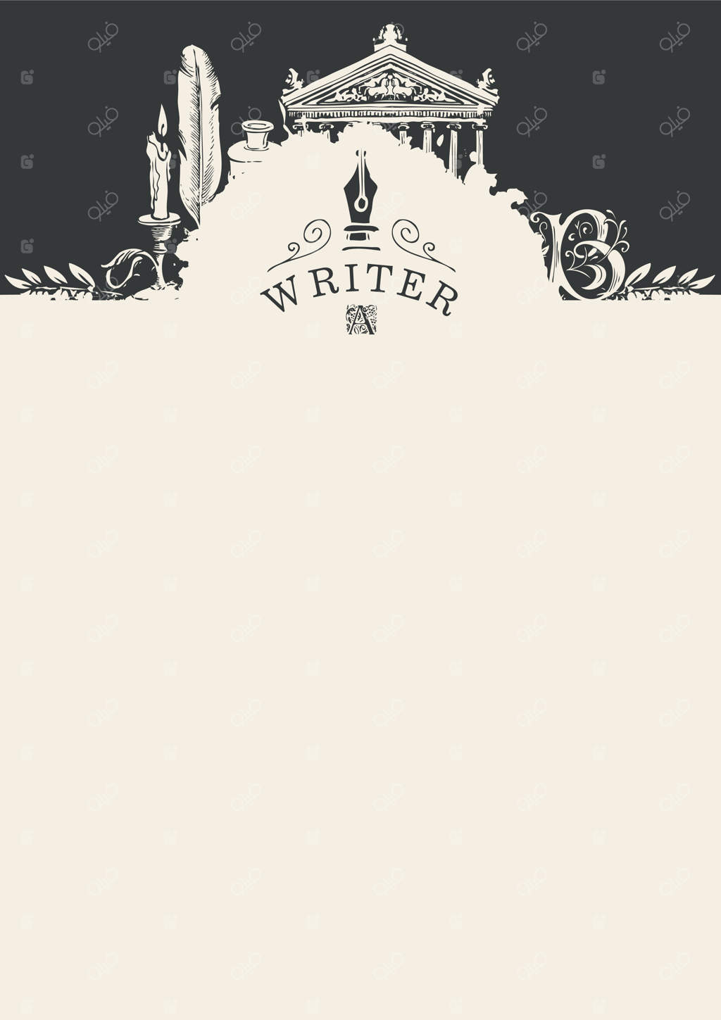 بنر برای تم نویسندگان