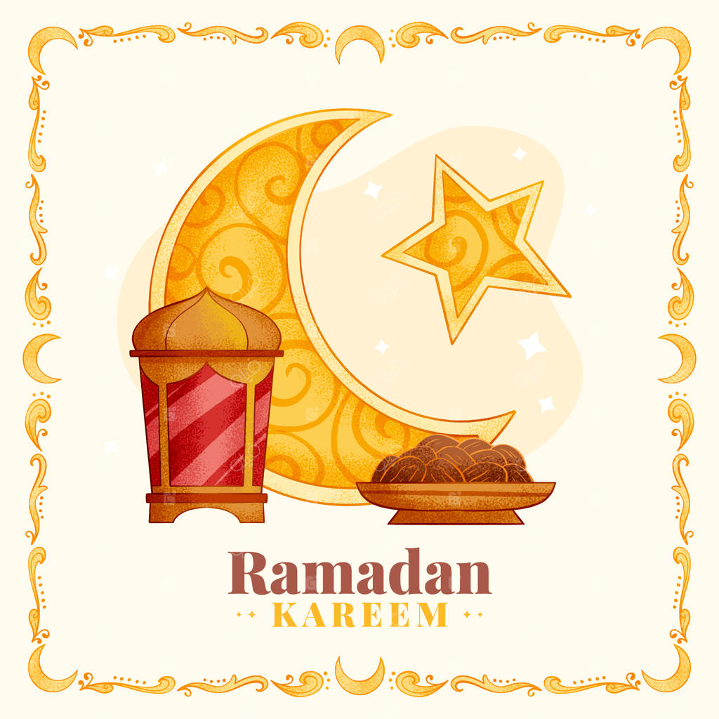 تصویرسازی دستی جشن رمضان