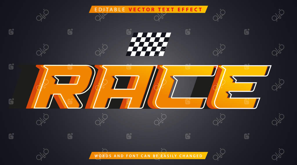 سبک افکت متن کاملاً قابل ویرایش