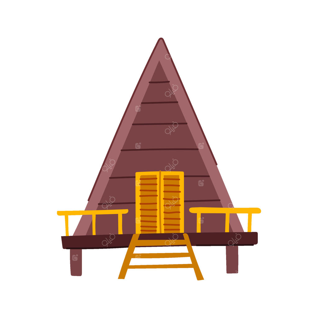 تصویر کارتونی ویلای باغی