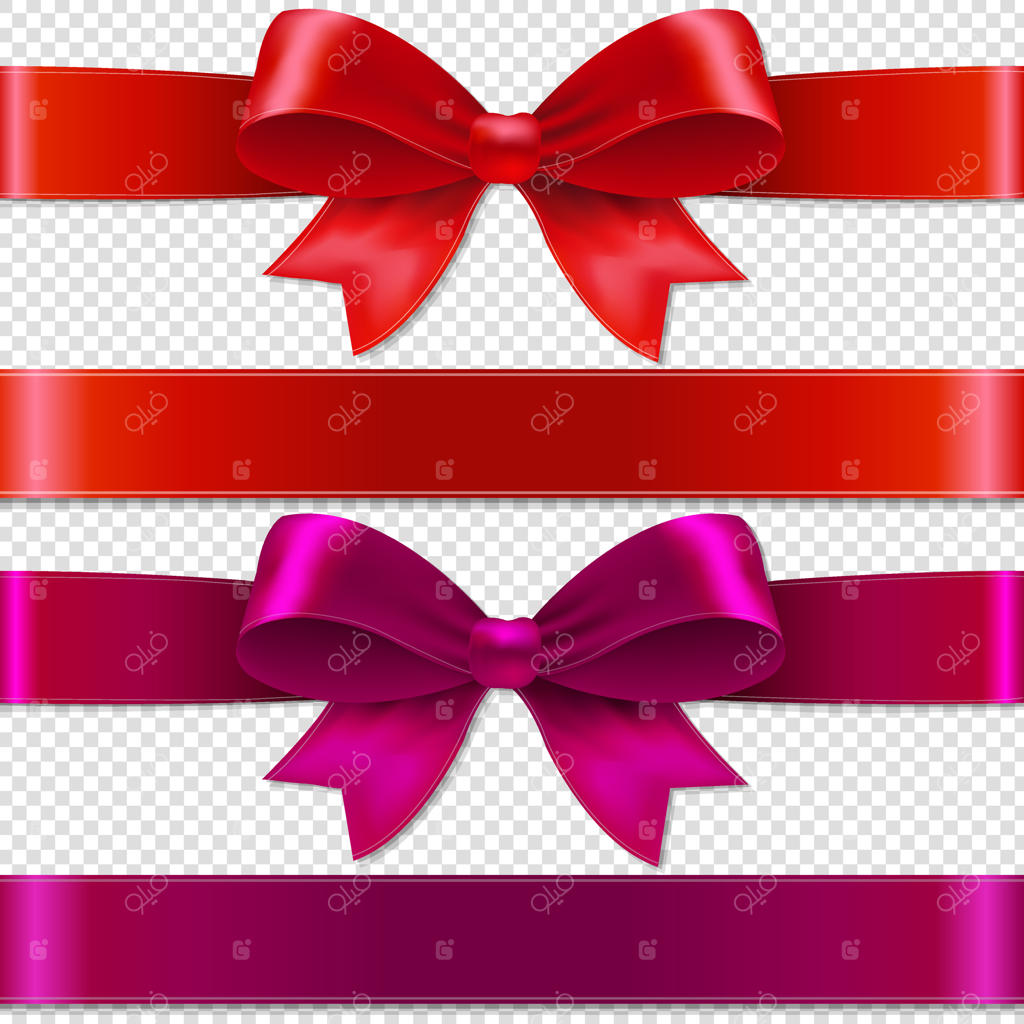 پاپیون‌های رنگی در پس‌زمینه شفاف