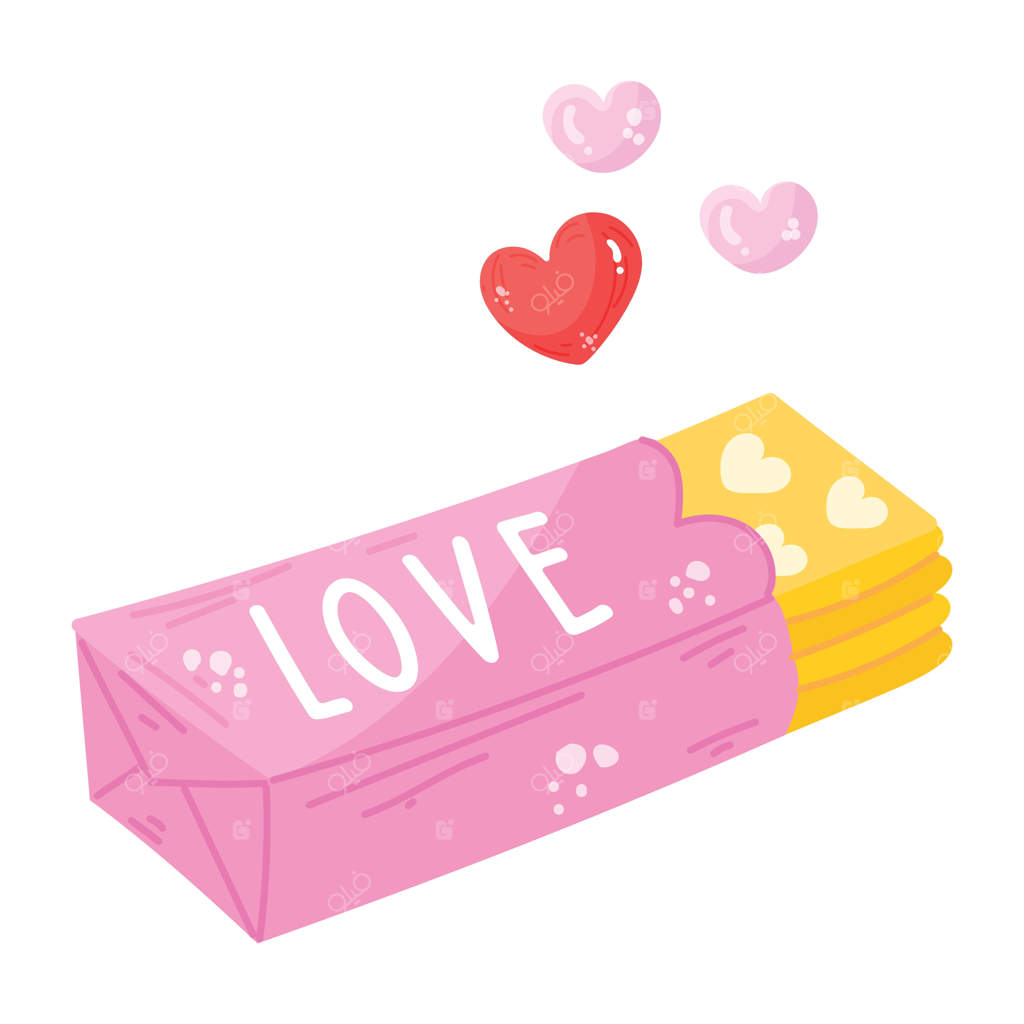 برچسب تخت و کاربردی آدامس بادکنکی