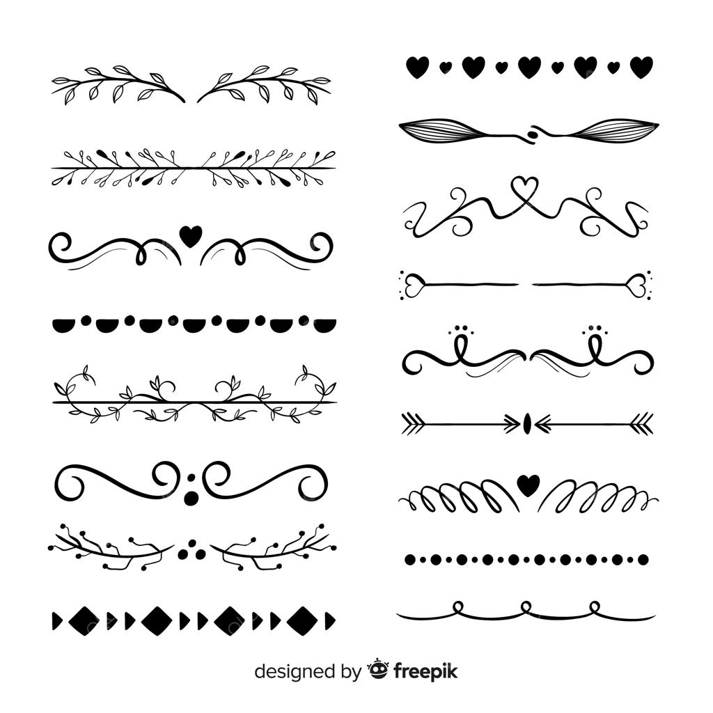 مجموعه جداکننده‌های تزئینی دست‌ساز