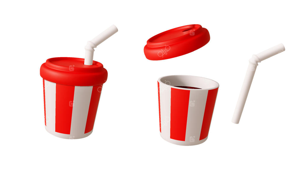 ظروف رنگارنگ برای تنقلات و نوشیدنی‌ها - پرو وکتور