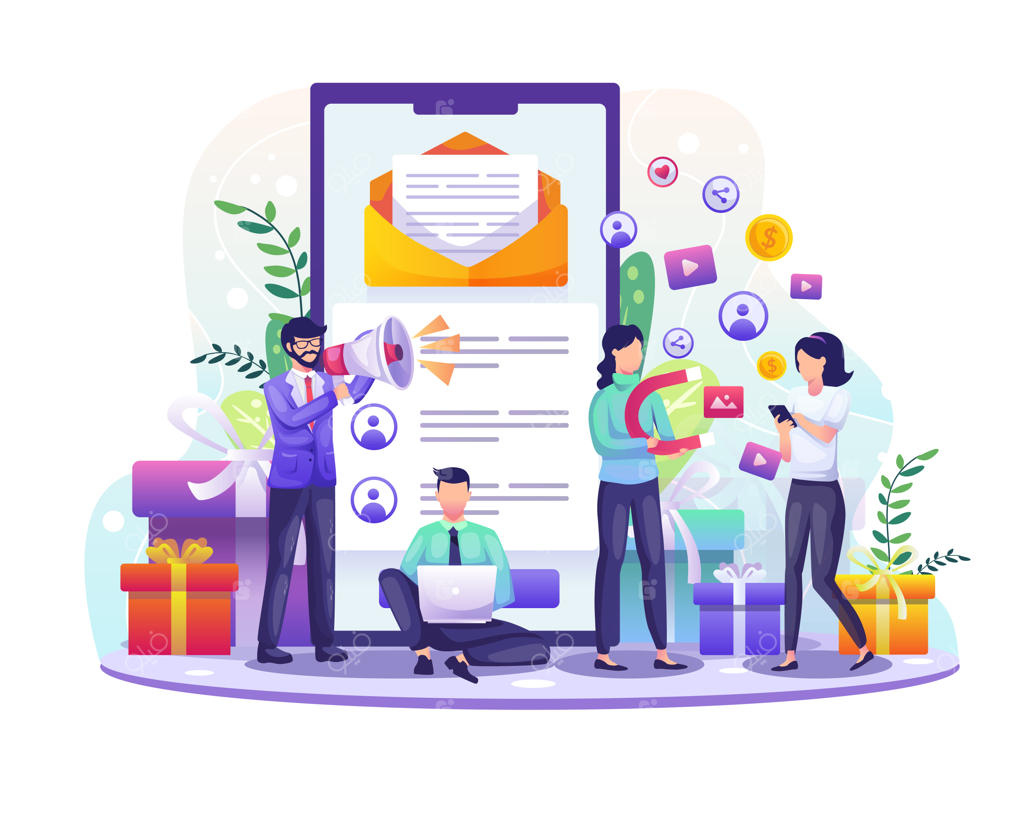 برنامه همکاری ارجاعی و نمایندگی با تاجری که با گوشی هوشمند افراد را معرفی می‌کند