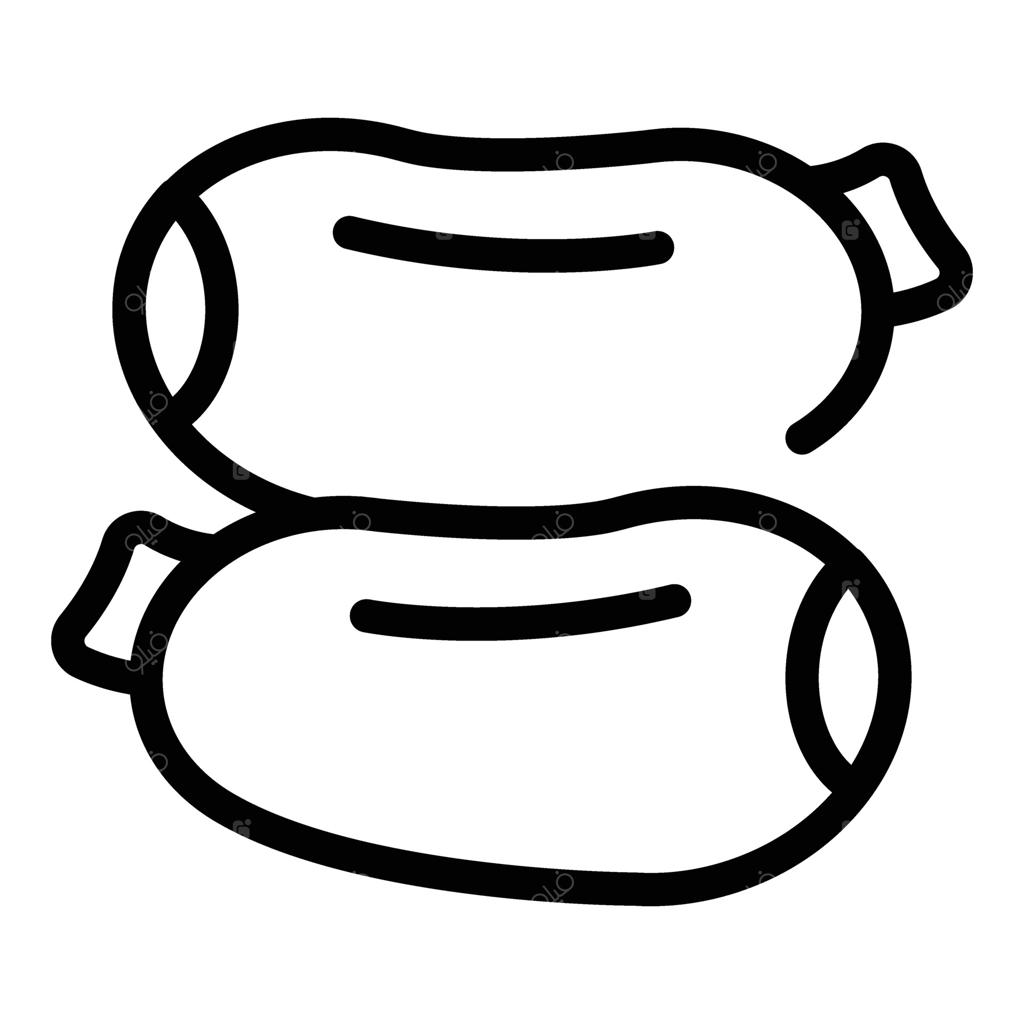 آیکون وکتور خطی کدو سبز. کدوهای باغچه