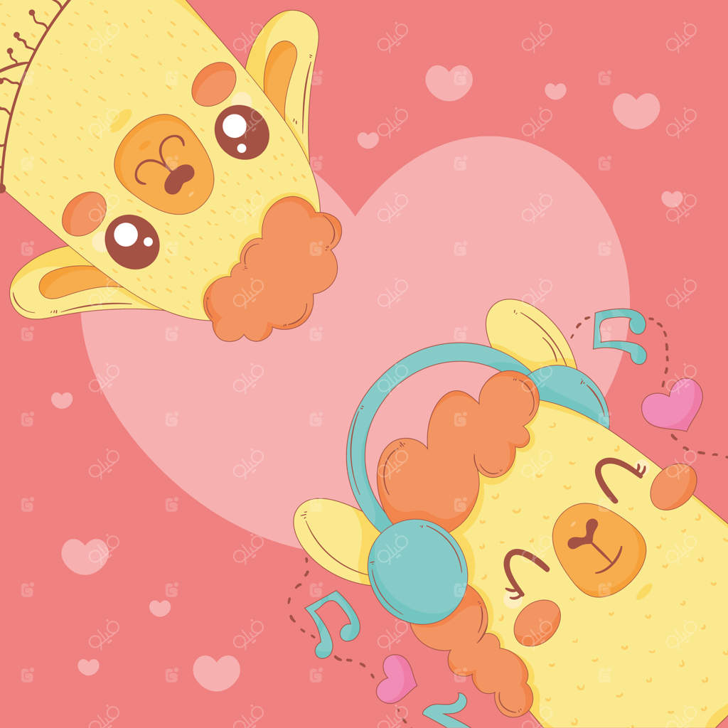 زن و شوهر لاما با قلب مهربان