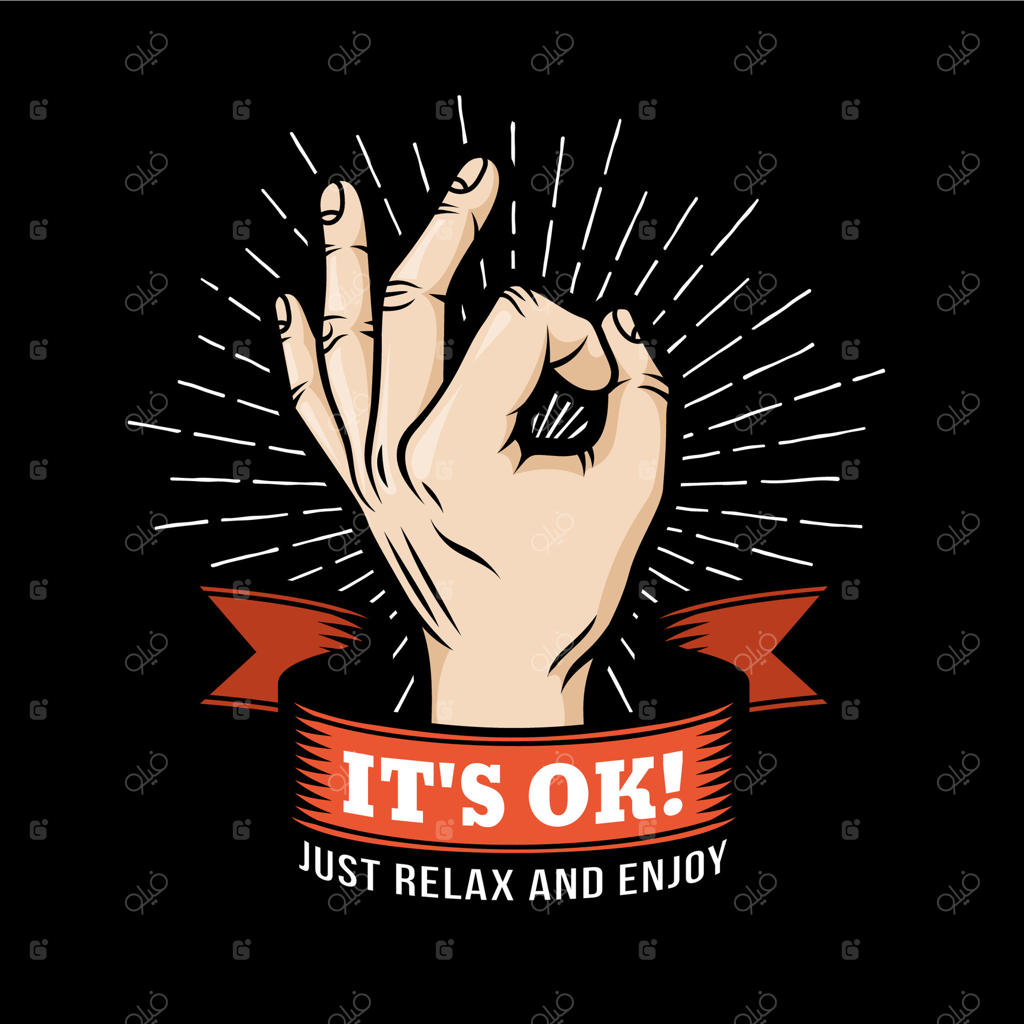 لوگوی دست با علامت اوکی