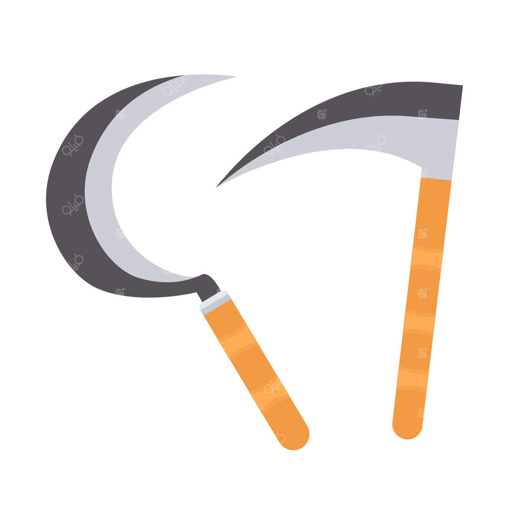 تصویری از یک داس باغبانی