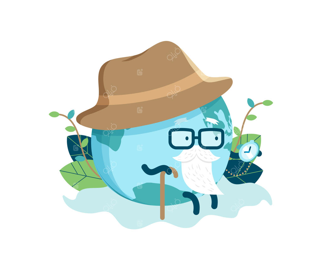 کارتون زمین کهن به مناسبت روز زمین