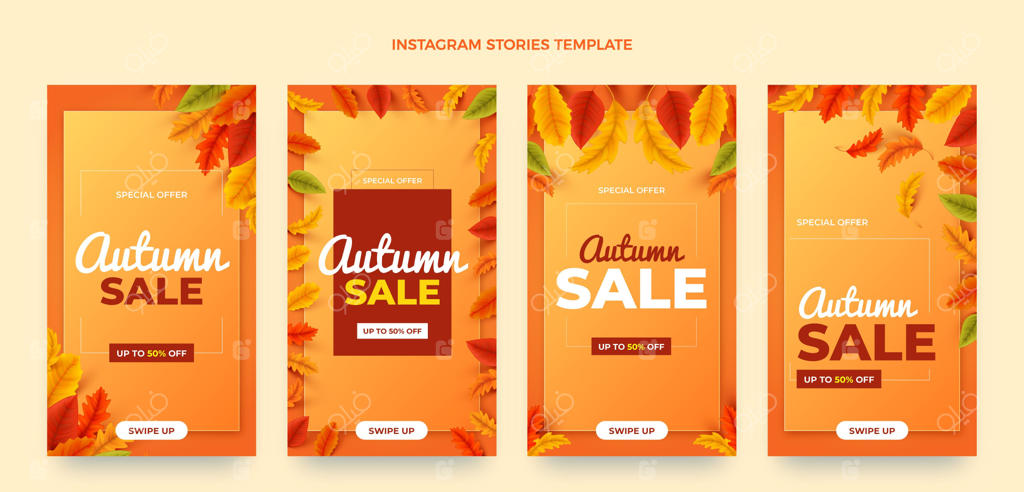 مجموعه استوری‌های اینستاگرام با حال و هوای پاییزی و واقعی