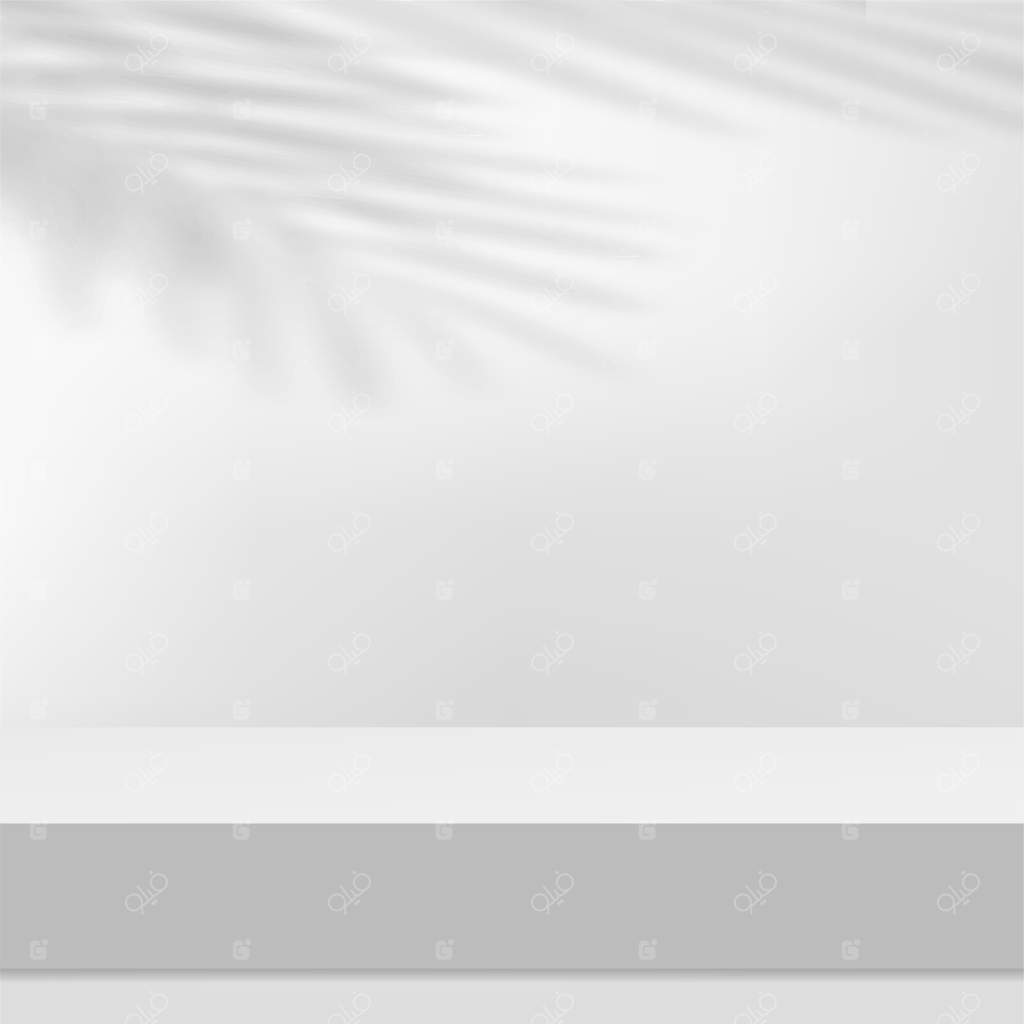 پیش‌زمینه انتزاعی با پایه‌های سه‌بعدی هندسی سفید. تصویر وکتور