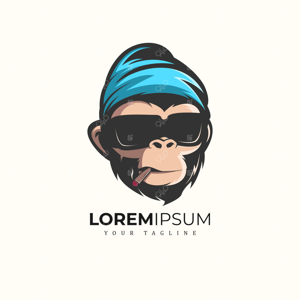 لوگوی ویژه با طرح میمون