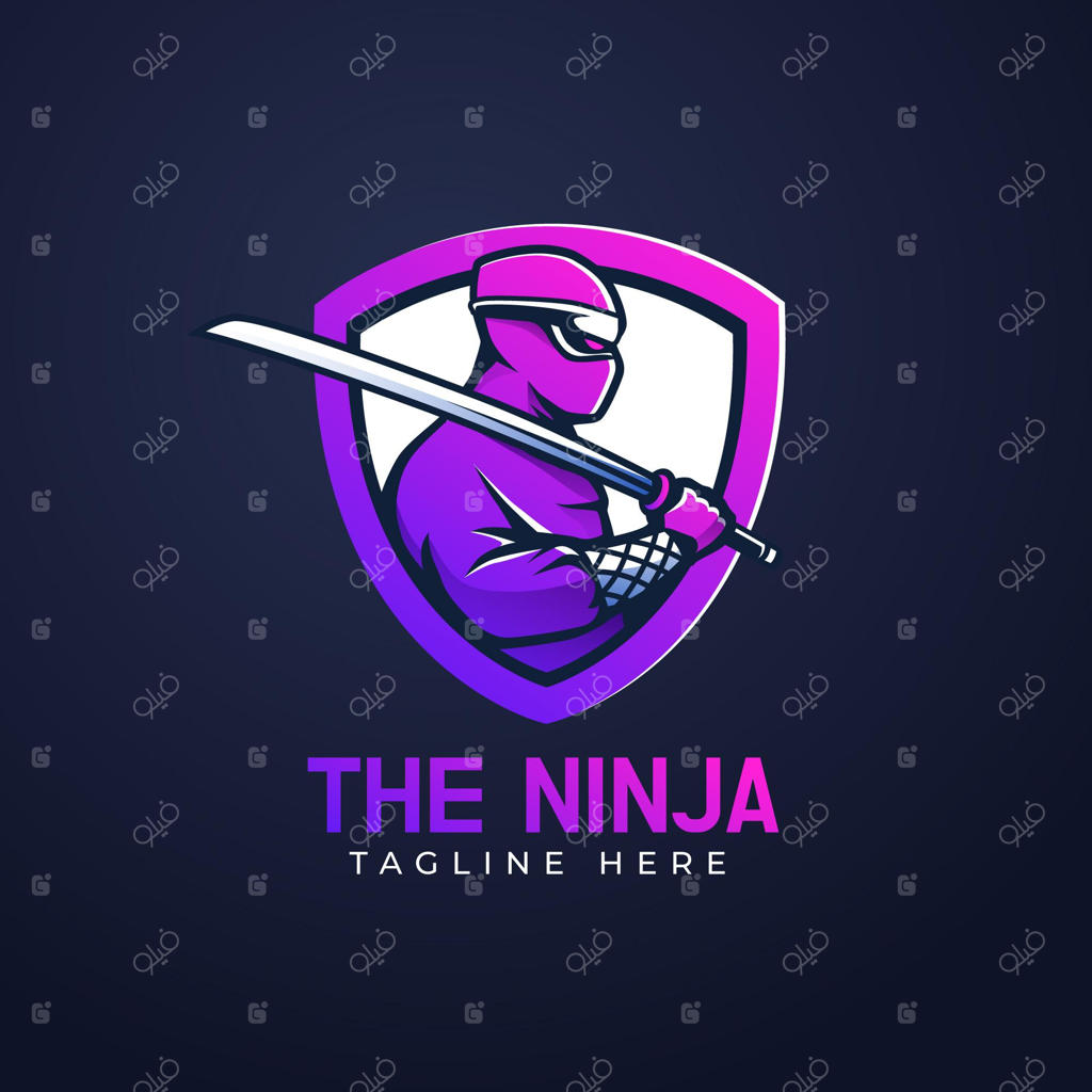 لوگوی نینجا با جزئیات متفاوت