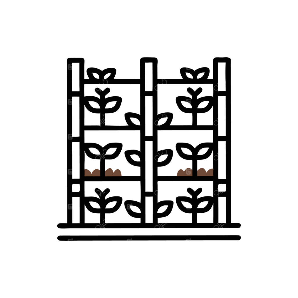 باغ عمودی باشکوه با گیاهان متنوع