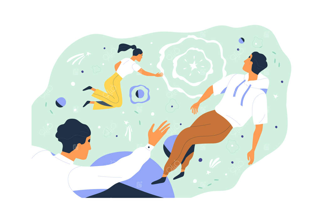 گروهی از افراد در حال تحقیق و کشف ناشناخته‌ها: مفهوم پژوهش و کشف در علم. محققان در حال مطالعه و کاوش. تصویرسازی وکتور مسطح بر روی پس‌زمینه سفید.