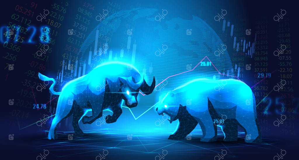 طرح مفهومی اقتصاد گاوی در برابر اقتصاد خرسی در آینده‌ای نوین