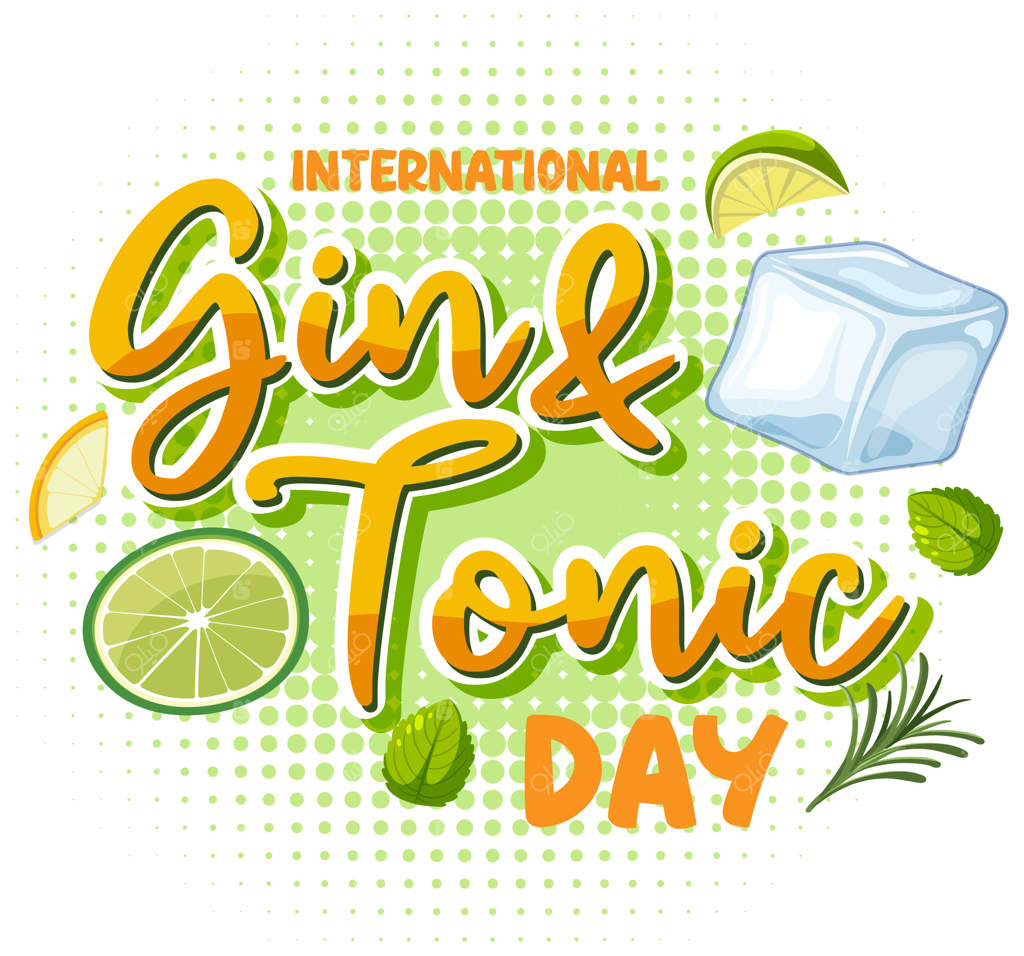 طراحی لوگوی روز جهانی جین و تونیک