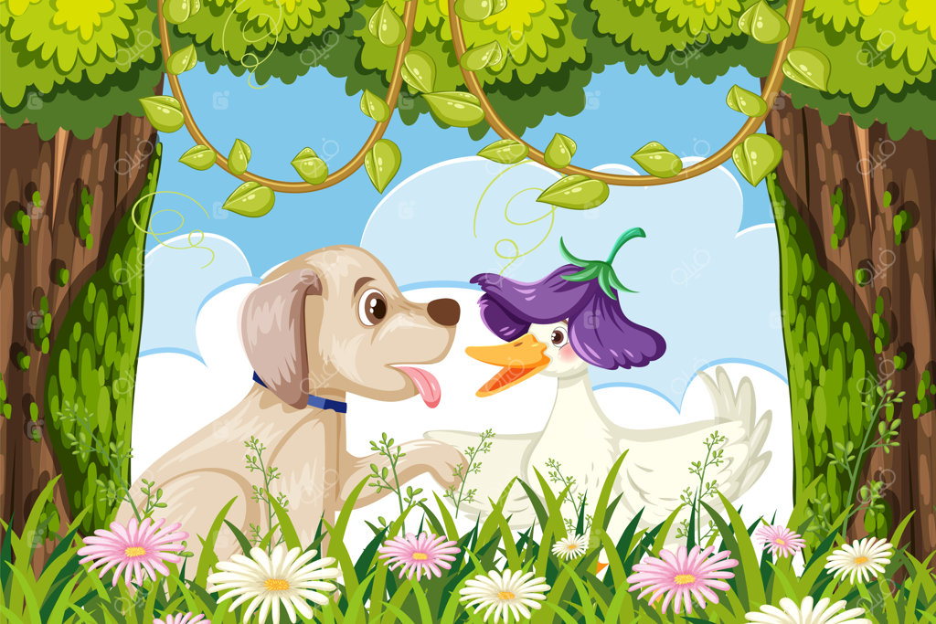 حیوان مهربان در طبیعت