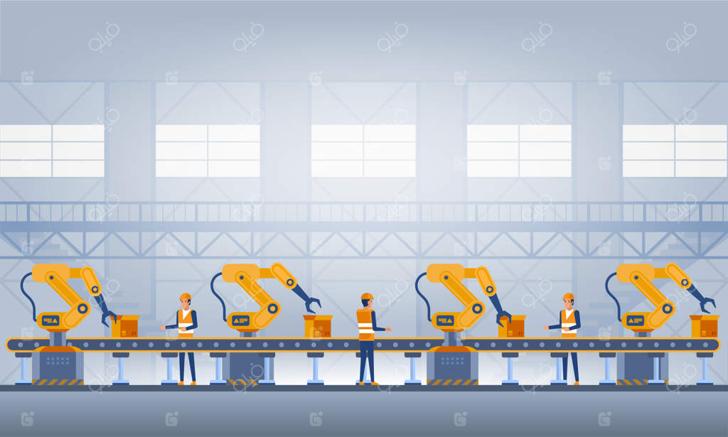 مفهوم کارخانه هوشمند صنعت 4.0: تصویری از فناوری