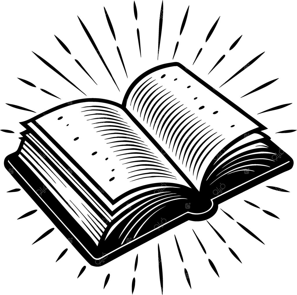 کتاب باز و پرتوهای نور؛ نماد دانش و تخیل برای پروژه‌های خلاقانه