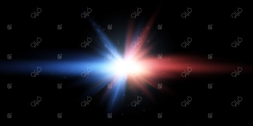 برخورد دو نیرو: تصویر رعد و برق انرژی با تخلیه الکتریکی