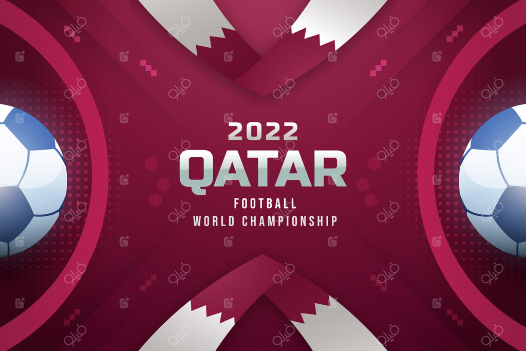 پس‌زمینه گرادیانی برای مسابقات جهانی فوتبال