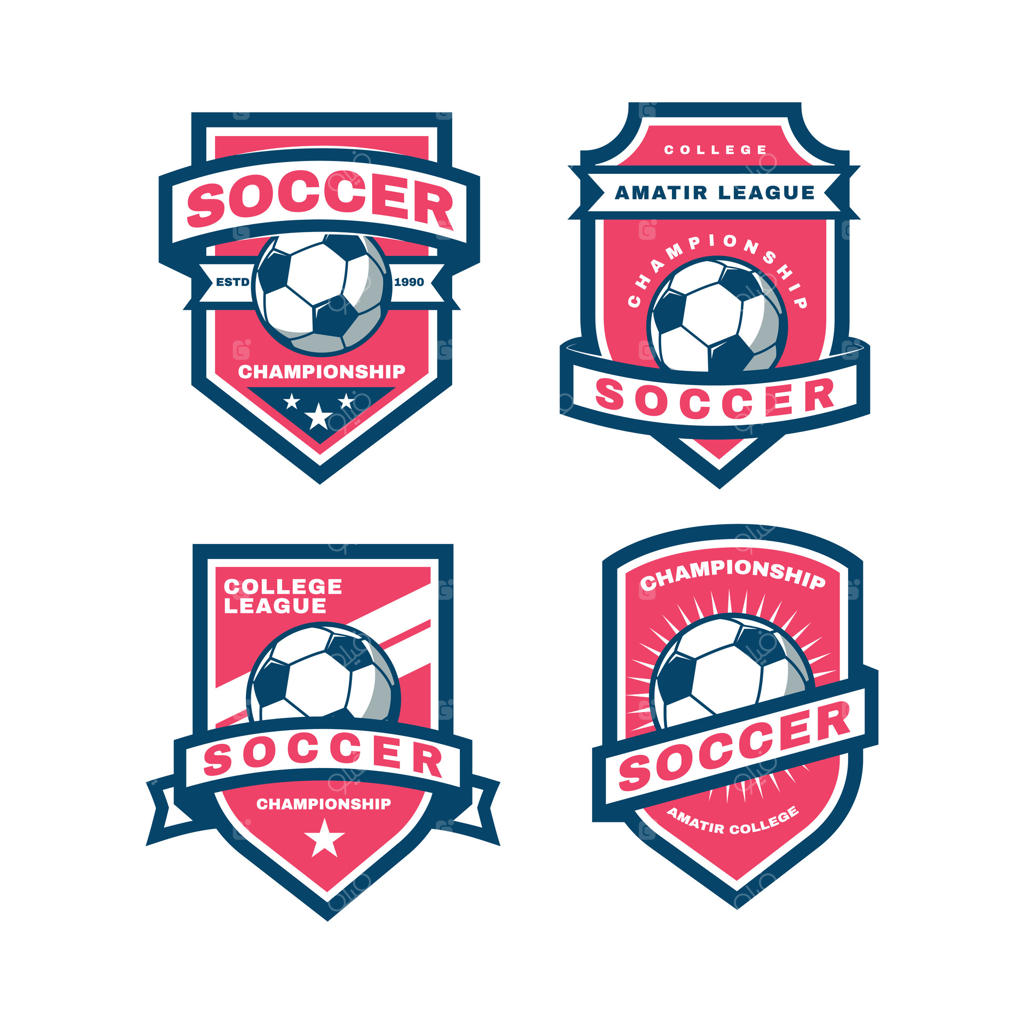 لوگوهای قهرمانی فوتبال برای لیگ‌های کالج