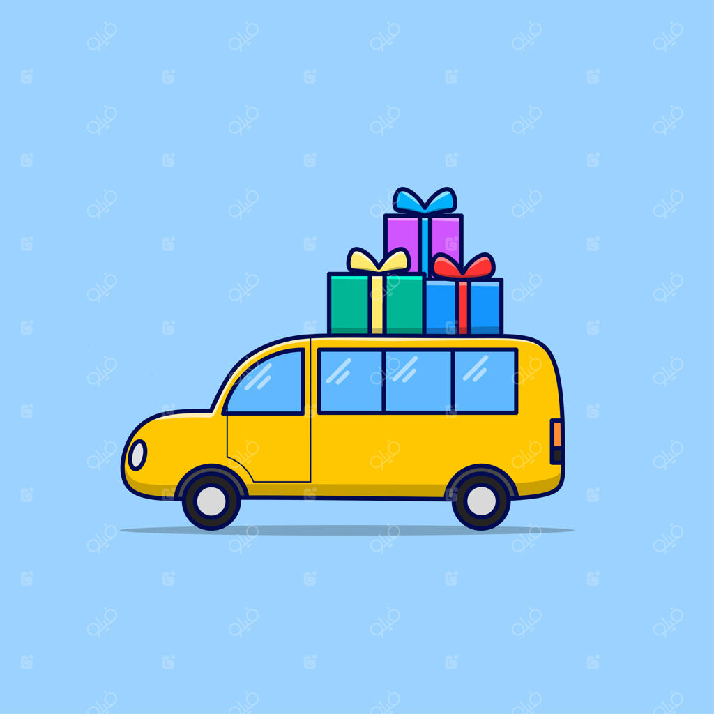 ماشین پر از هدیه