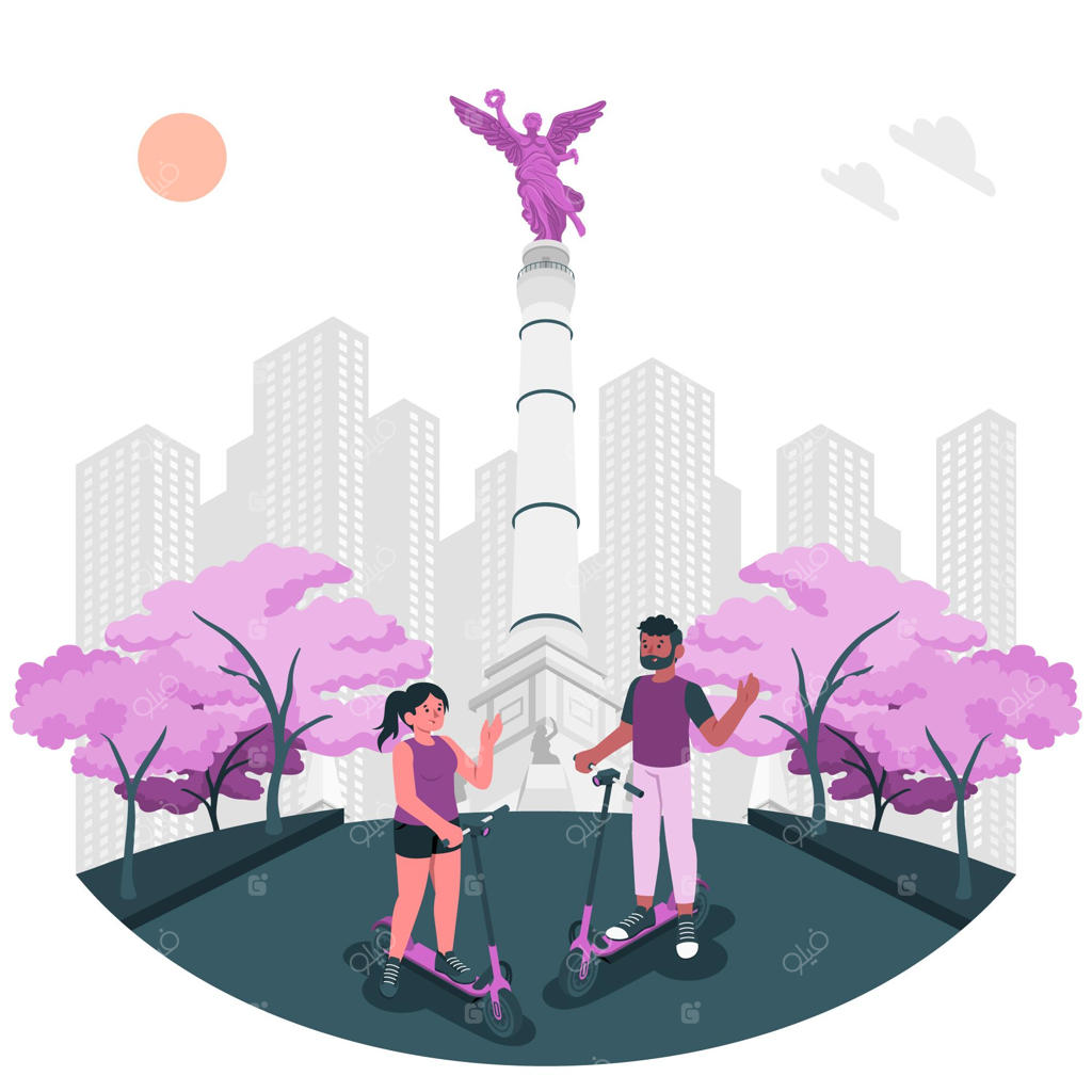 تصویر مفهومی شهر مکزیکو سیتی