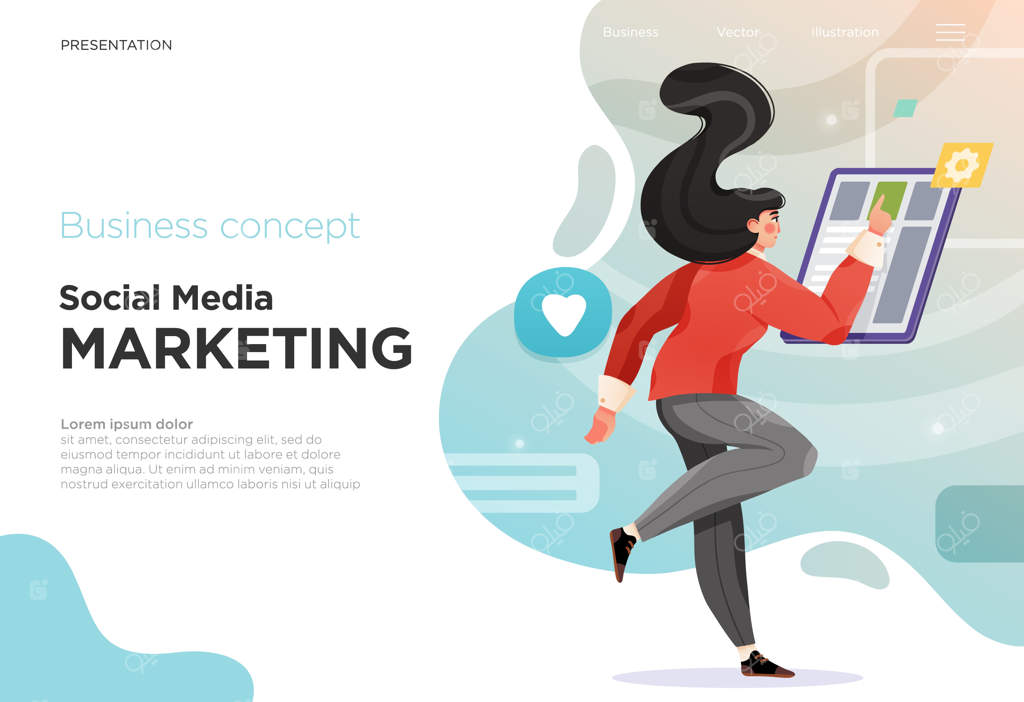 قالب‌های اسلاید ارائه یا صفحات فرود برای وب‌سایت‌ها و اپلیکیشن‌ها: مفاهیم تصویری کسب‌وکار