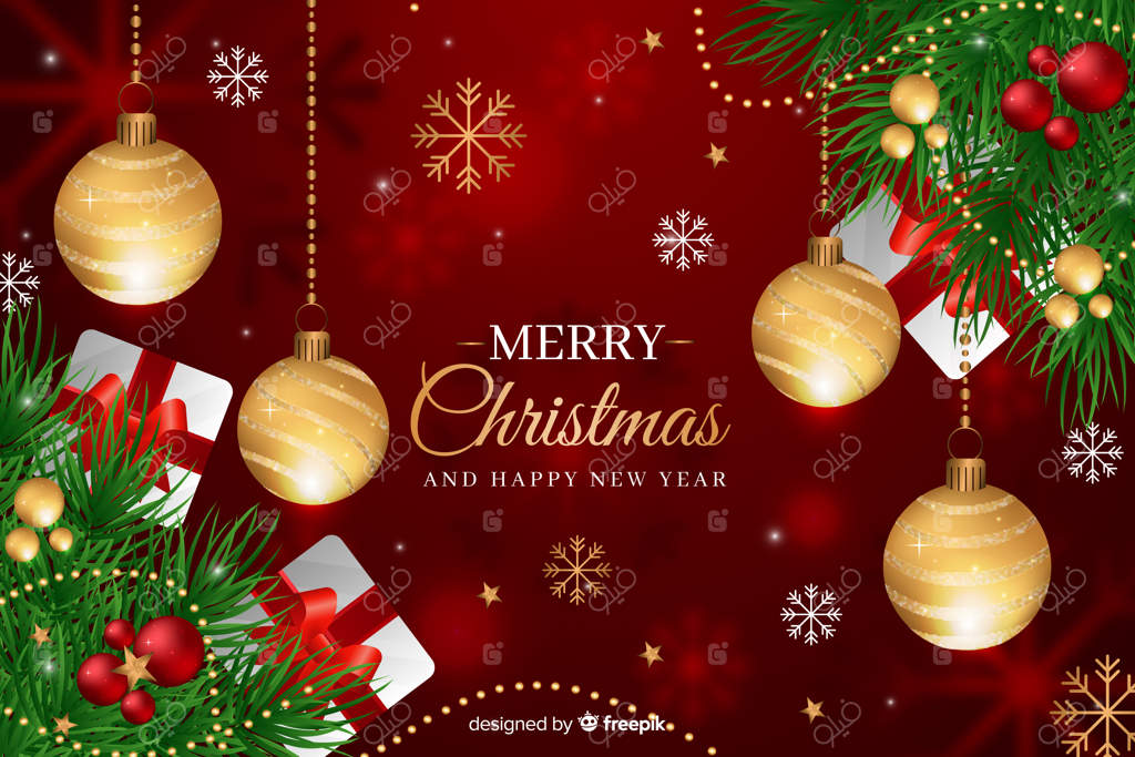 پس‌زمینه واقعی کریسمس