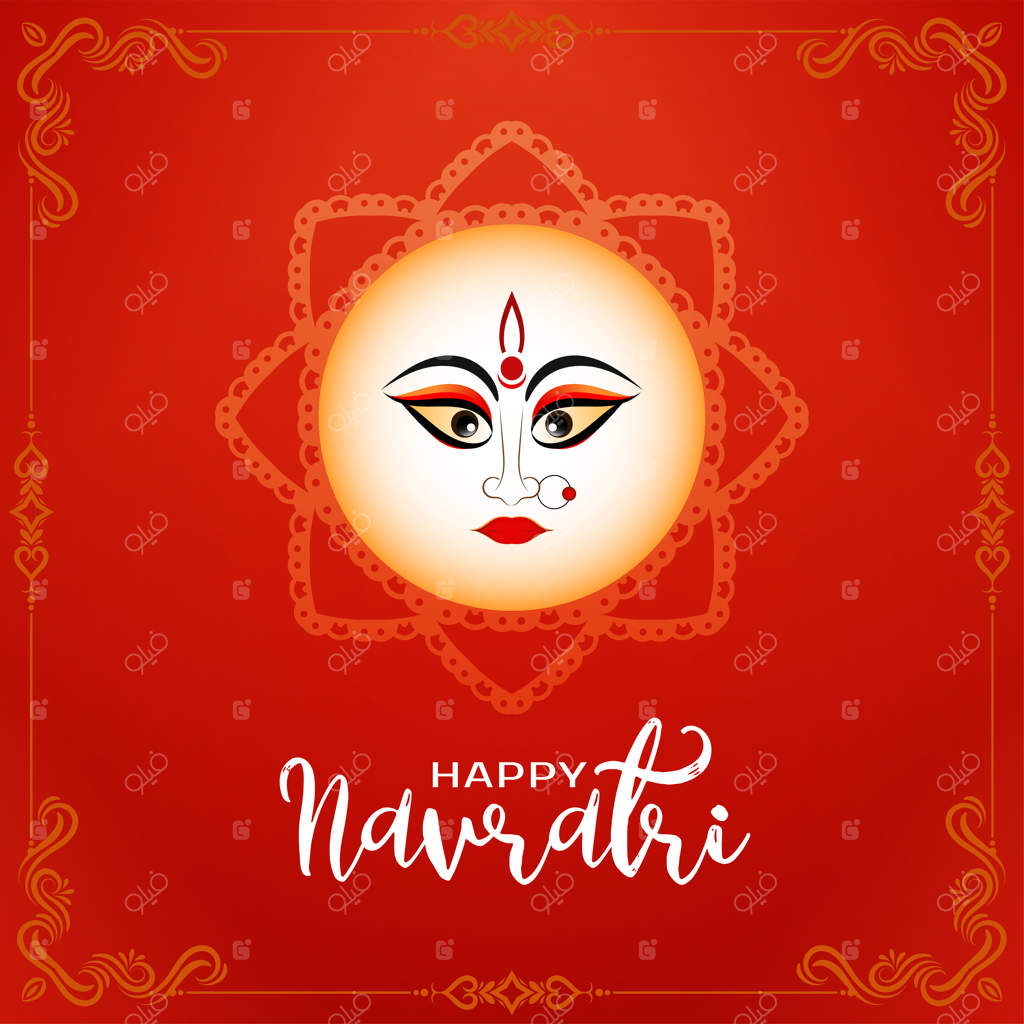 طراحی پس‌زمینه قرمز برای جشنواره ناوراتری، وکتور