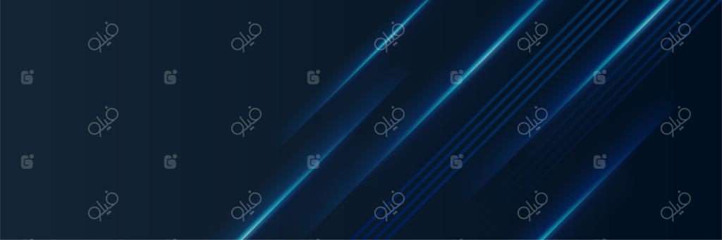 پترن پوستر انتزاعی مدرن با پس‌زمینه آبی تیره برای فناوری، تجارت و رویدادهای رسمی