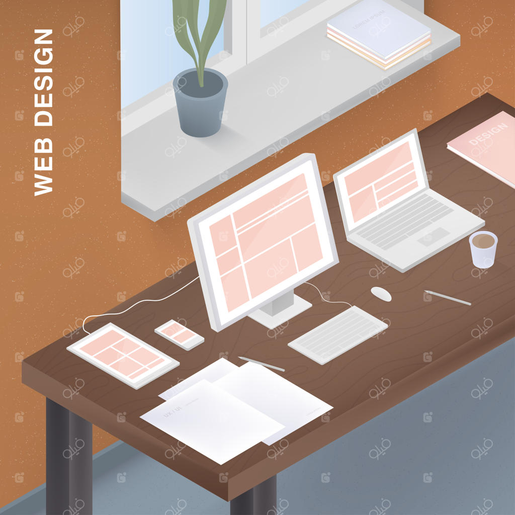 طراحی وب سازگار با دستگاه‌های مختلف.