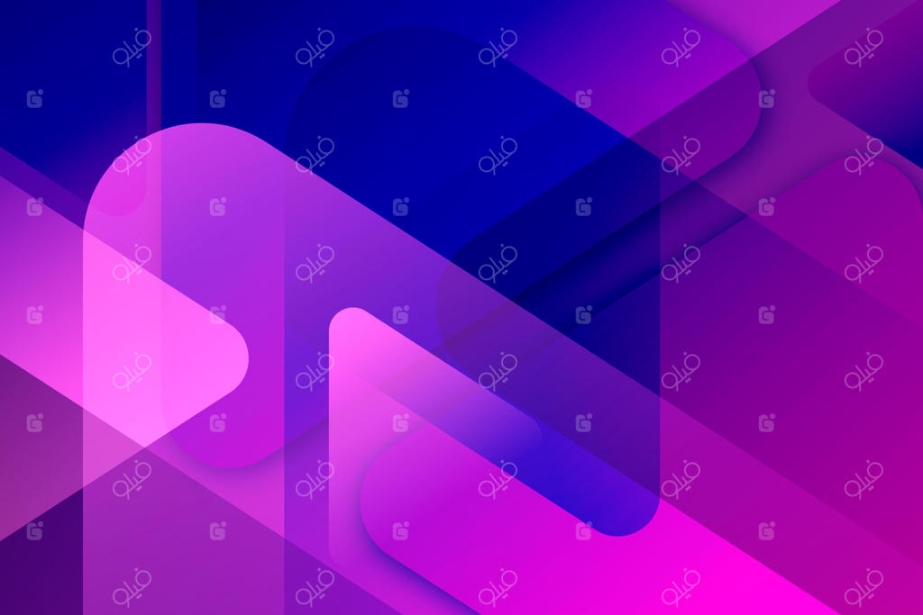 والپیپر مدرن با اشکال همپوشان