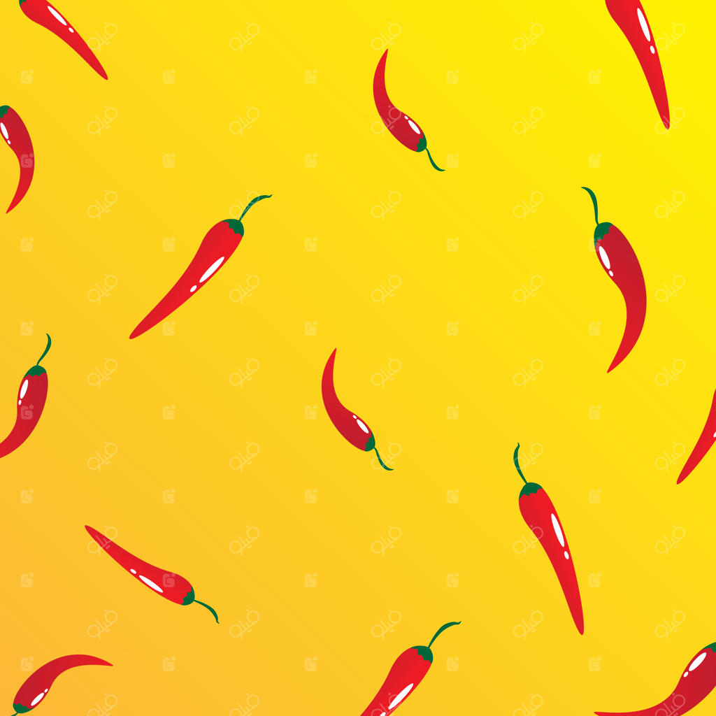 پس‌زمینه وکتور فلفل قرمز