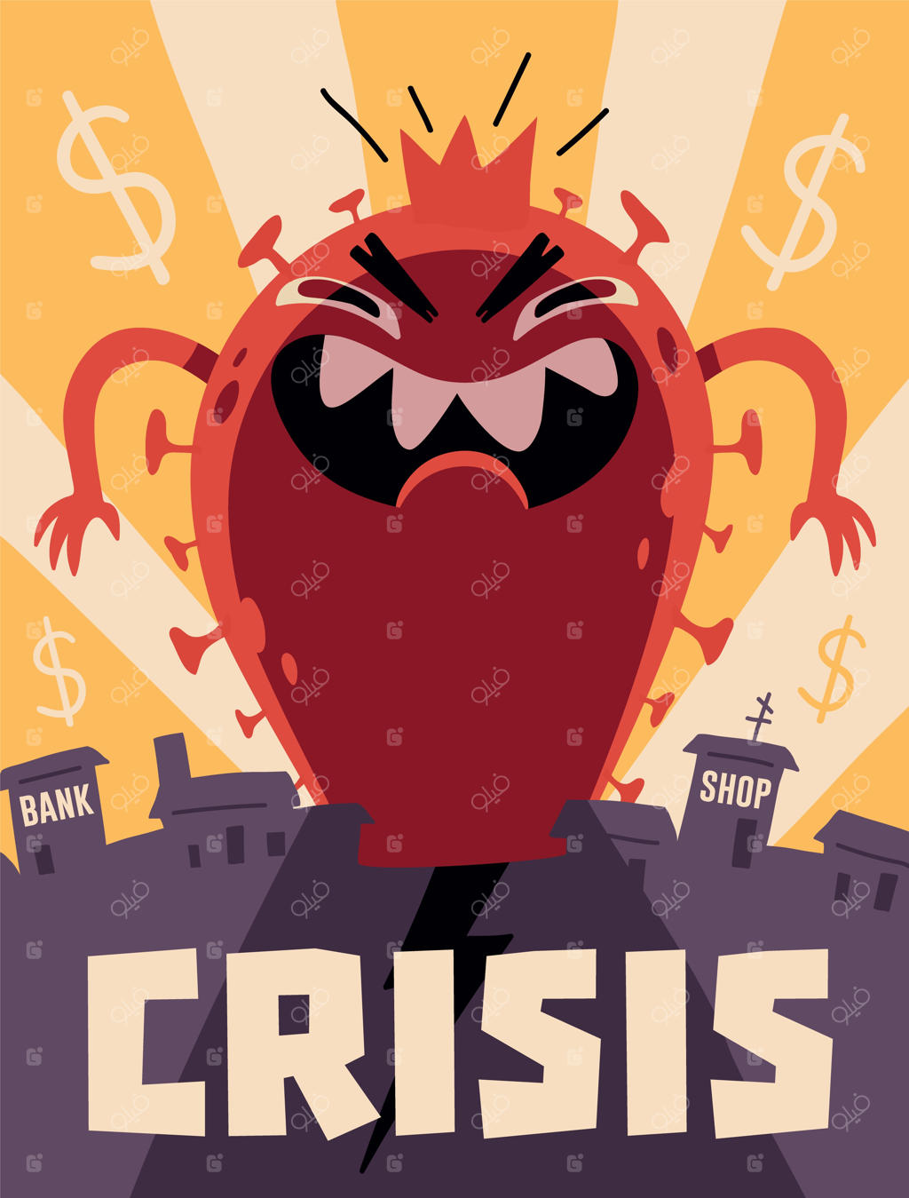 تأثیر ویروس کرونا بر اقتصاد جهانی و بحران مالی بازارهای سهام